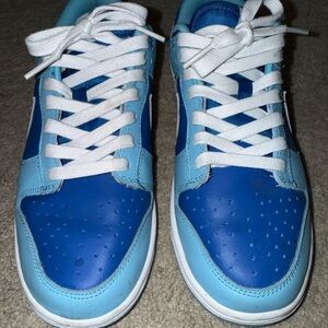 Men's Blue Nike Dunk Sneakers